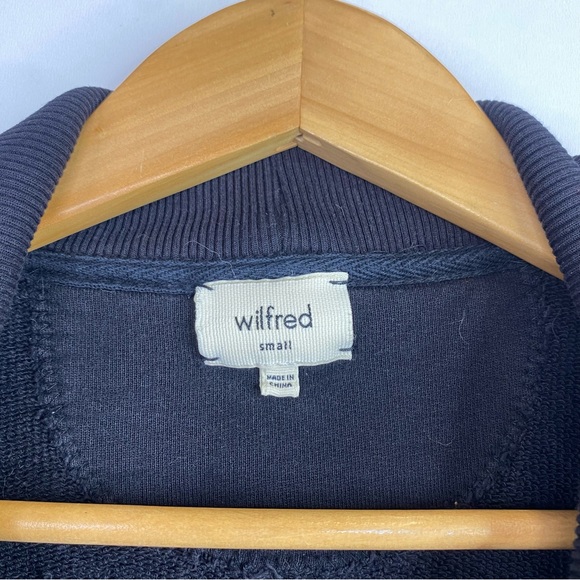 Wilfred Black Shrug Cardigan Size Small Shawl Modal - Picture 3 of 4